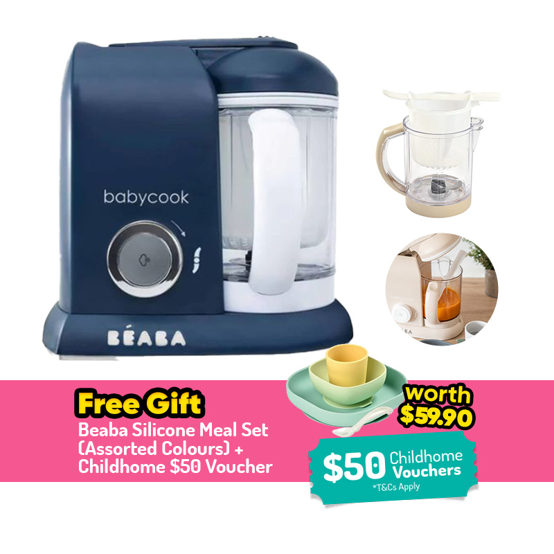 Beaba Babycook Solo Baby Food Processor + FREE GIFT